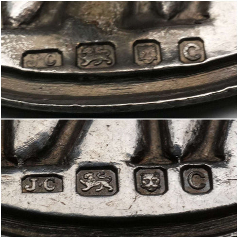 1938年 英國復古純銀製 ARP(空襲警報員)一對徽章 英國皇家鑄幣廠