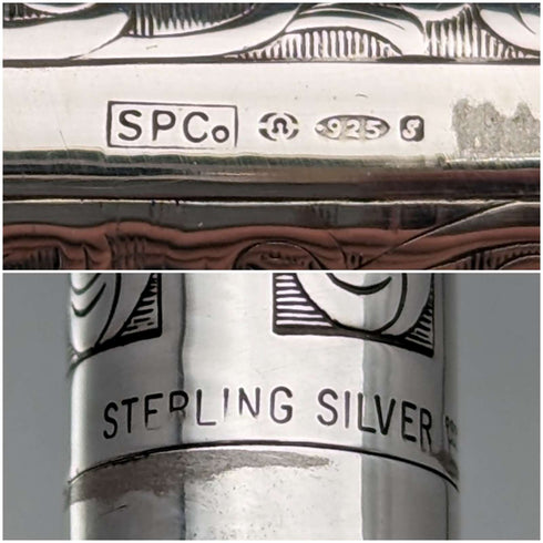 Portaminas Sheaffer vintage de plata de ley, EE. UU.
