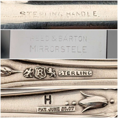 미국 빈티지 올 스털링 실버 디너 커틀러리 6세트 670g Reed&Barton