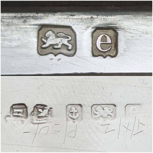 1904年 英国古董 纯银首饰盒 82g