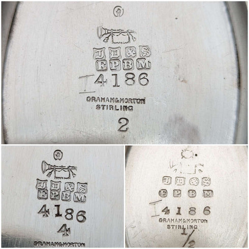 1913年頃 英国アンティーク シルバープレート製 ティーセット James Ballatyne & Sons