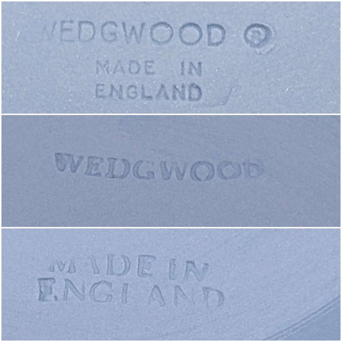 英国复古韦奇伍德(Wedgwood)贾斯珀(Jasperware)茶叶罐一对