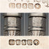 Juego de 6 pares de cubiertos de plata chapada, antigüedades británicas de 1876, en estuche de madera, Harrison Brothers & Howson