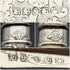 约1878年 英国古董镀银餐具 刀11件及叉12件套 木盒装 William Gallimore制