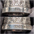 Set de 3 dedales de plata de ley vintage británicos