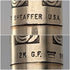 Bolígrafo vintage estadounidense Sheaffer chapado en oro de 12K