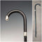 Bastón vintage británico de 1933 para caballero, con empuñadura curva decorada en plata de ley, 82 cm
