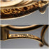 US Antique Sterling Silver Vermeil Ornate Folding Lorgnette Eyeglasses