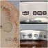 Hacia 1900, antigua jarra de cerámica con decoración de plata de ley y mini jarra para crema, Mappin & Webb, Reino Unido