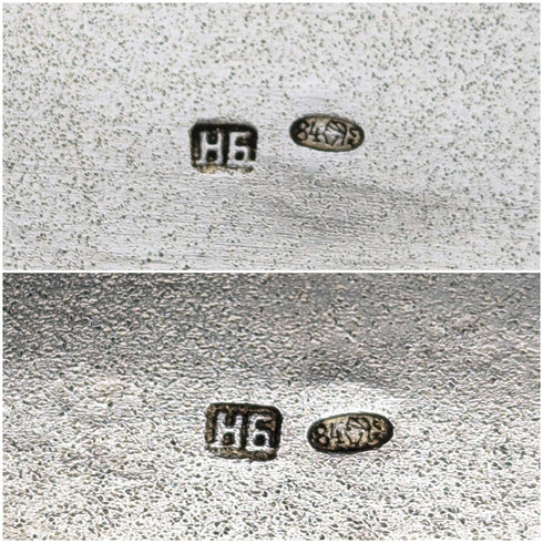 约1900年 俄罗斯古董 875银尼埃罗(Niello)装饰烟盒 143克
