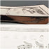 1870 British antique carved mother-of-pearl handle fruit cutlery set of 5 pairs in wooden box by MARTIN HALL