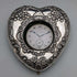 Soporte para reloj de bolsillo de plata esterlina victoriano con forma de corazón, Inglaterra, circa 1899, con reloj de bolsillo REVUE