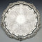 1898 Antigüedad británica, salva de plata esterlina (plata 925) sin patas, 30 cm de diámetro, 670 g, Henry Bourne