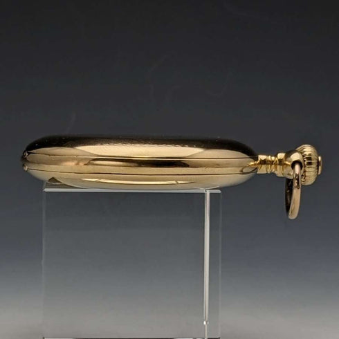 1910年頃 アンティーク 動作良好 ユリス・ナルダン 懐中時計 K18金無垢ハンター 直径54mm 121g
