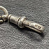 Cadena Albert de plata esterlina (plata 925) antigua inglesa, hacia 1900, 62 g, con colgante de moneda romana de plata
