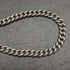 Cadena Albert de plata esterlina (plata 925) antigua inglesa, hacia 1900, 62 g, con colgante de moneda romana de plata