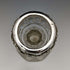 1910 British antique sterling silver decorated cut glass vase 383g CC May & Sons