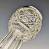 1910 British antique sterling silver decorated cut glass vase 383g CC May & Sons