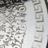 1863 British Antique Pure Silver (925 Silver) Salva Diameter 21cm 350g Hawkesworth Eyre