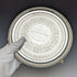 1863 British Antique Pure Silver (925 Silver) Salva Diameter 21cm 350g Hawkesworth Eyre