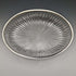 Cuenco de cristal tallado grande con decoración de plata de ley, antigüedades británicas de 1909, 1265g, Henry Manton