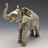 Escultura de pequeño elefante chapada en plata, 277 g, Country Artists, Reino Unido