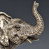 Escultura de pequeño elefante chapada en plata, 277 g, Country Artists, Reino Unido