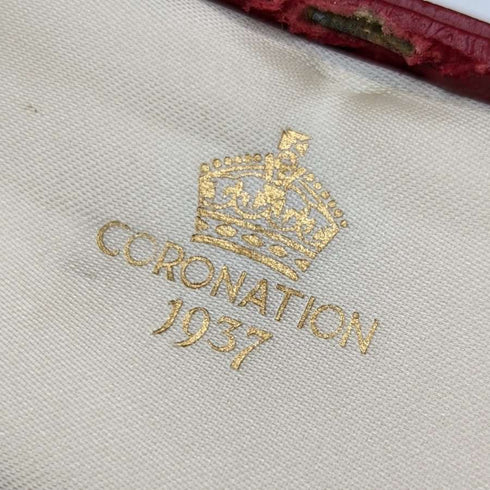 Cuchara de unción vintage británica de 1936, plata de ley (925), de Roberts & Belk, en su estuche original.