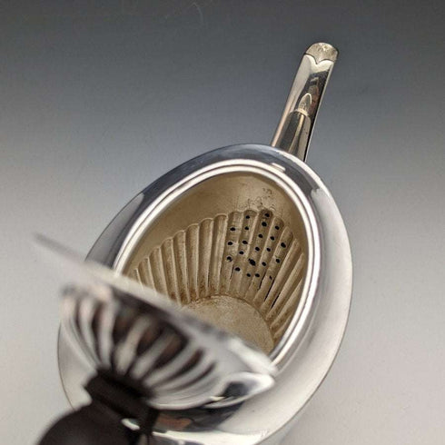 Late 19th Century English Antique Silver Plated Bachelor Teapot Set of 3 in Roberts & Belk Case