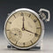 (Refurbished) Vintage good working Ulysse Nardin art deco stainless steel case pocket watch