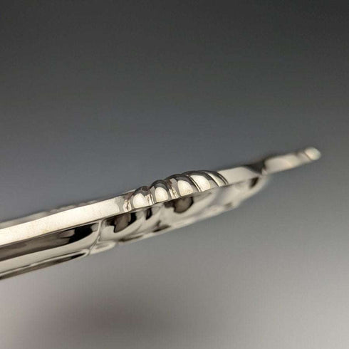 1905 年英國古董純銀(925 銀)卡盤直徑 25.5cm 397g