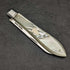 Navaja plegable vintage británica de 1926, mango de nácar y hoja de plata esterlina, Harrison Fisher
