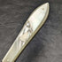 Navaja plegable vintage británica de 1926, mango de nácar y hoja de plata esterlina, Harrison Fisher