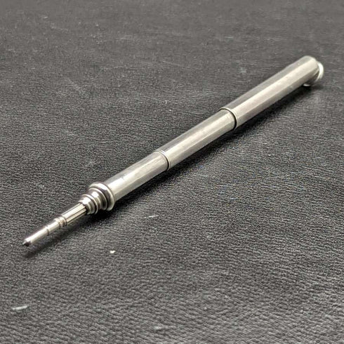 Lápiz mágico de plata de ley, antiguo, Reino Unido, 1892, extensible, 63-140 mm, Frederick Charles Berkeley