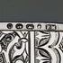 Estuche para tarjetas de plata de ley (925) antigua inglesa, 1870, 60 g, Frederick Marson