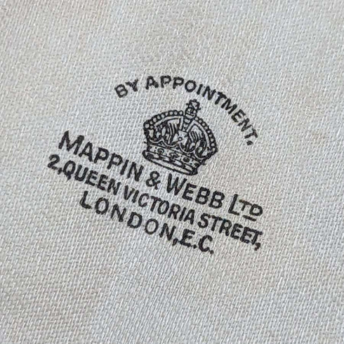 1937年 英国ヴィンテージ 純銀(925シルバー) ティースプーン6本&シュガーショベルセット ケース入り Mappin & Webb