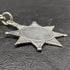 Cadena Albert de plata esterlina (925) antigua británica de alrededor de 1900, 55 g, con medalla tipo fob