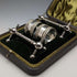 Around 1915 British Antique Silver Plated Napkin Ring & Knife Rest Pair Boxed