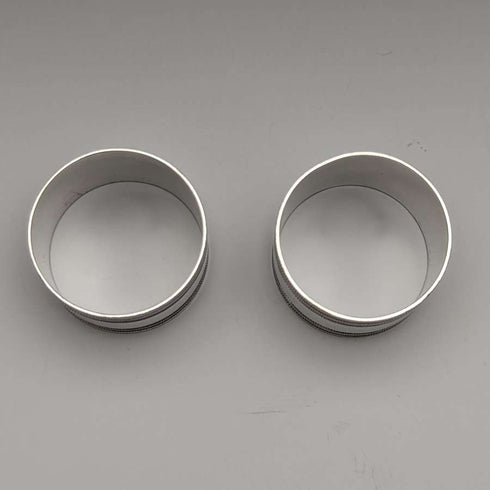 Around 1915 British Antique Silver Plated Napkin Ring & Knife Rest Pair Boxed