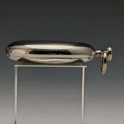 1932年頃 ヴィンテージ ロンジン 懐中時計 銀側ハンターケース 動作良好