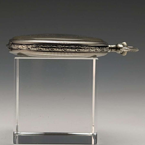 Antique ELECTION pocket watch silver side open face works well