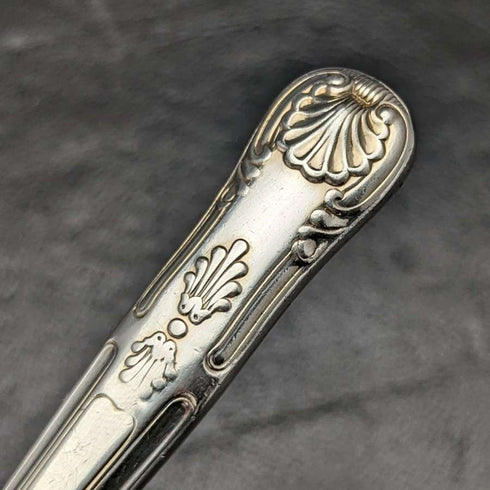 British Vintage Silver Plated Handle Stainless Blade Cutlery Set 8x2