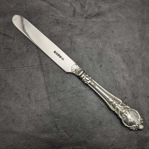 1851 British antique sterling silver cutlery set in box