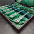 Set of 6 British vintage silver plated forks in a case