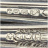 British Antique Silver Plate Berry Serving Spoon Pair