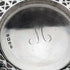 1911年 英国アンティーク 純銀製ボウル ピアス装飾 452g MAPPIN&WEBB