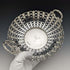 1911年 英国アンティーク 純銀製ボウル ピアス装飾 452g MAPPIN&WEBB