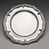 Platos de postre vintage de plata chapada, fabricados en el Reino Unido, par, 21 cm de diámetro
