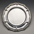 Platos de postre vintage de plata chapada, fabricados en el Reino Unido, par, 21 cm de diámetro