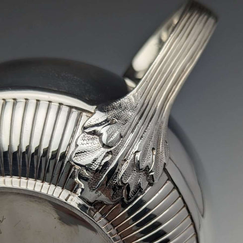 Around 1865 British antique silver plate cream jug
